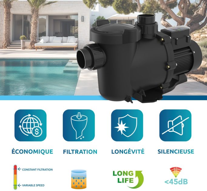 Pompe de filtration de piscine