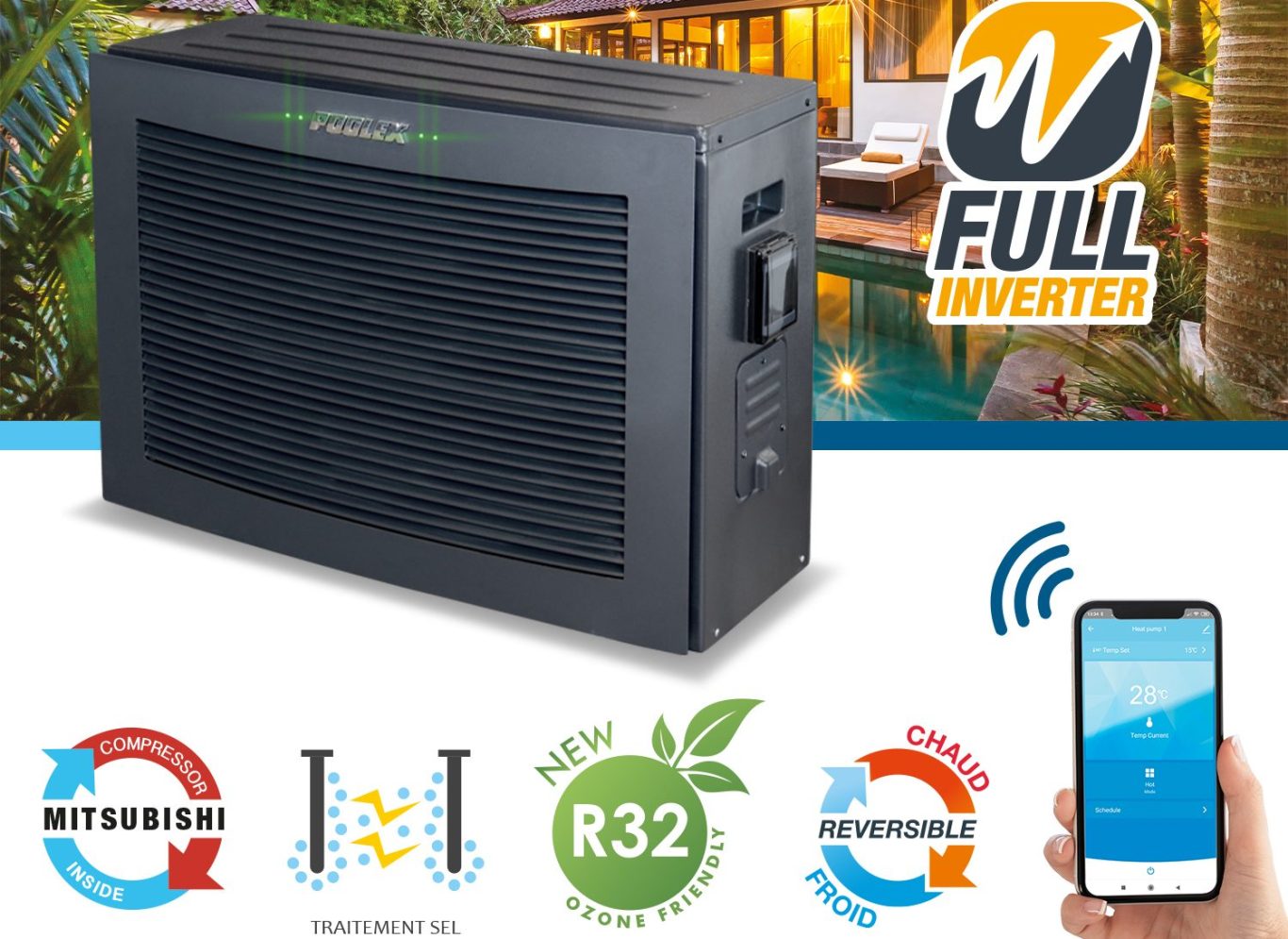 Pompe à chaleur pour piscine