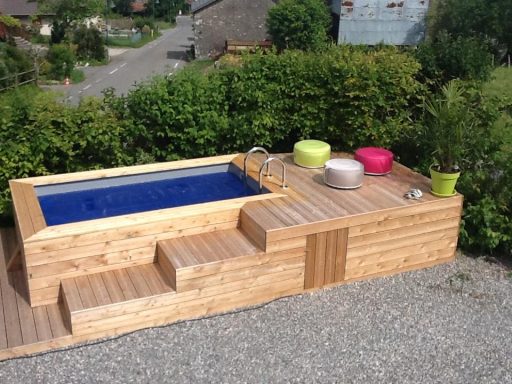 MIni piscine terrasse mélèze